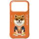 Nimmy Glasses Cool Dog Case for iPhone 17 Pro Max - Orange