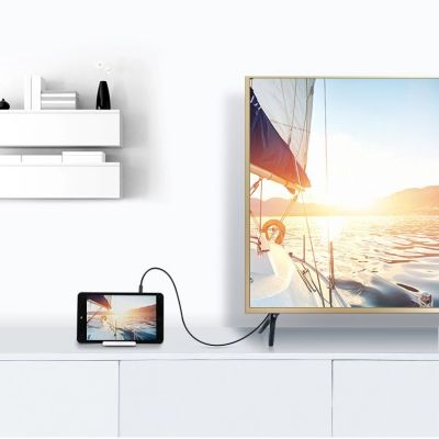 4. Ugreen cable HDMI - micro HDMI cable 19 pin 2.0v 4K 60Hz 30AWG 1.5m black (30102)