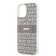 6. DKNY IML Mono & Stripe MagSafe case for iPhone 15 / 14 / 13 - beige