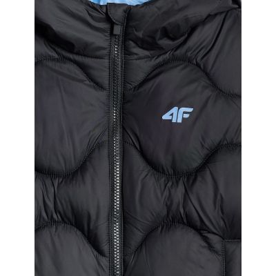 8. Girls' hooded vest 4F 4FJRSS26TVJAF355-20S