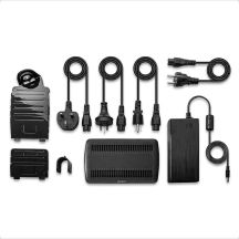 Lindy 73436 Charging Station Organizer, Freestanding, Aluminium, Plastic, Black, Grey