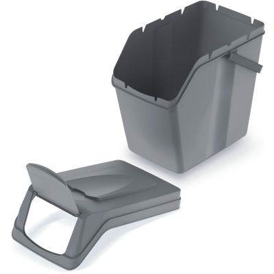 2. GARBAGE BIN 25L SORTIBOX GREY STONE