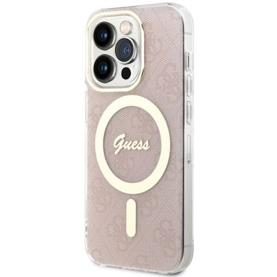 2. Guess IML 4G MagSafe case for iPhone 15 Pro - pink