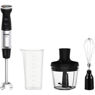 2. TEFAL Quickchef+ Hand Blender HB673830 1000W 0.5L Black/Steel