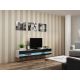TV cabinet VIGO NEW '180' 30/180/40 white/black flat