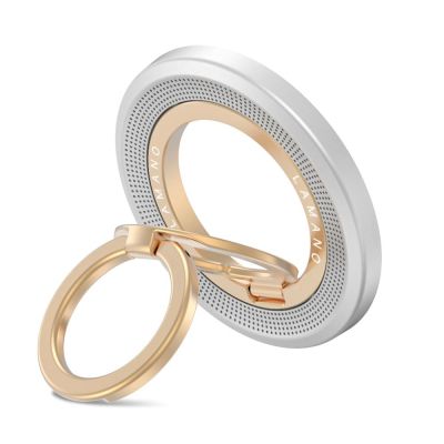 2. Tech-Protect MMR700 Lamano MagSafe Magnetic Phone Holder - Gray and Gold