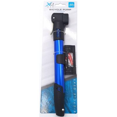MINI ALU XQMAX BLUE BIKE PUMP