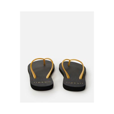 4. RIP CURL Glitter Flip-Flops – black/gold