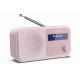 3. Sharp DR-P420 Portable Digital Radio, Pink