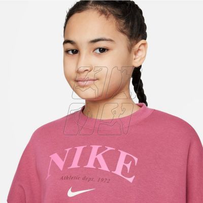 6. Nike Sportswear Trend Flc Crew Jr DV2563 633 sweatshirt