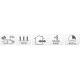 11. CHRISTMAS TREE LIGHTS LIGHT CHAIN 1152 LED TIMER WARM WHITE