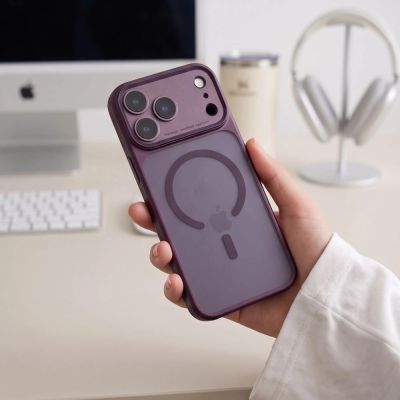 7. Tech-Protect MagPrime MagSafe CC case for iPhone 18 Pro Max / 17 Pro Max - burgundy