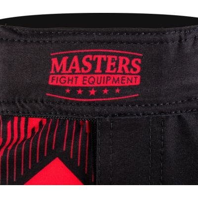 7. MASTERS PULSE SMMA-P MMA shorts black and red
