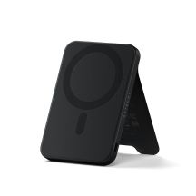 Satechi OntheGo Powerbank 5K - Magnetic Powerbank with Stand 5k mAh Compatible with MagSafe and Qi2 (Black)