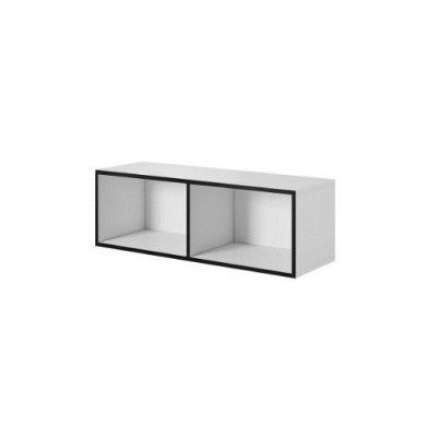 ROCO RO2 112/37/37 white/black bookcase