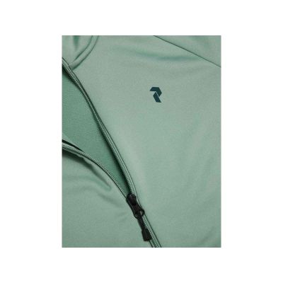 4. Women's PEAK PERFORMANCE W Rider Essentials Midlayer Zip Jacket Green