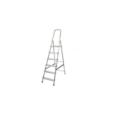AWTOOLS freestanding aluminum ladder 6 steps 150 kg