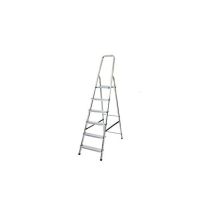 AWTOOLS freestanding aluminum ladder 6 steps 150 kg