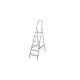 AWTOOLS freestanding aluminum ladder 6 steps 150 kg