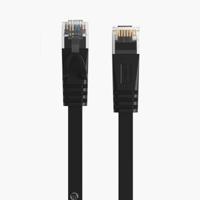 2. Orico PUG-C7B CAT7 10 Gbps Ethernet Network Cable RJ45 LAN Internet Flat 8 m – Black