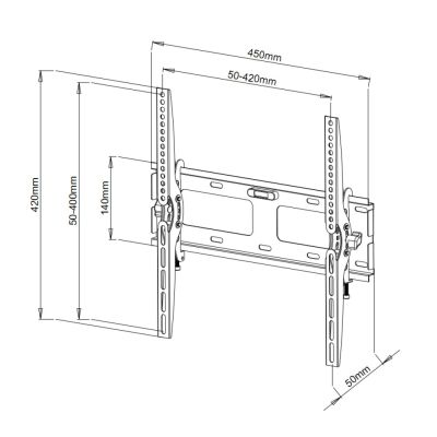 4. TECHLY LED/LCD TV WALL MOUNT 23-55” 50KG SLIM