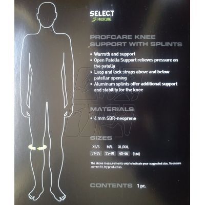 2. Knee protector with Select 6204 stabilizer
