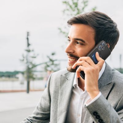 9. Dux Ducis Rafi II Mag Case with MagSafe for iPhone 16 - Black