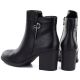 5. Black Heeled Women’s Ankle Boots M.Daszyński SA250-4