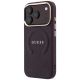 2. Guess Saffiano Peony & Ring MagSafe case for iPhone 17 Pro / 18 Pro - burgundy