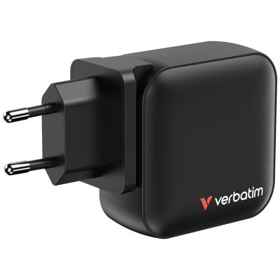 7. Verbatim Mini GaN Charger 100W 3xUSB-C PD, 1xUSB-A QC 3.0