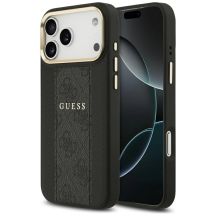Guess 4G Stripe MagSafe case for iPhone 17 Pro Max - black