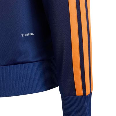 7. adidas Seasonal Essentials Tiberio 3-Stripes Navy Blue Kids Tracksuit KZ0148
