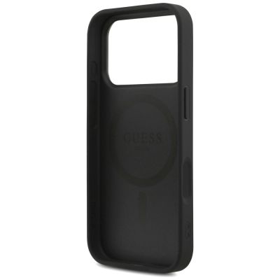 7. Guess 4G Strap Triangle Logo MagSafe case for iPhone 17 Pro - black