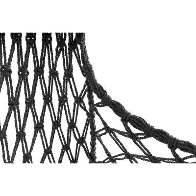 13. OPENWORK HAMMOCK HANGING CHAIR STORK'S NEST 60x60x115CM WITH PILLOW DARK GREY