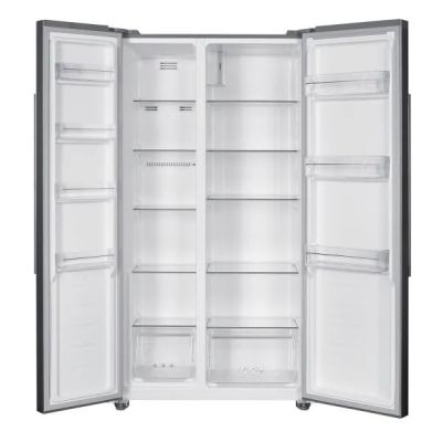 2. Side By Side Total No Frost Refrigerator-Freezer MPM-427-SBS-05/NL white glass front