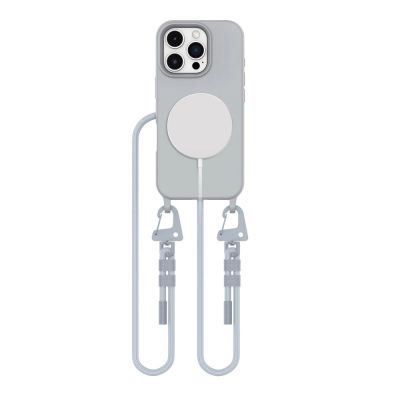 Tech-Protect MagNecklace MagSafe Case with Lanyard for iPhone 16 Pro Max - Gray