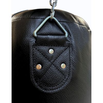 3. Leather punching bag 140 cm x 40 cm filled - WWS-14040-1H black
