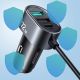 9. Joyroom car charger 2xPD + 2xQC3.0 72W 1.5m black (JR-CL05)