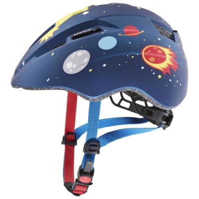 11. Uvex kid 2 cc dk.blue rocket children's bike helmet m.46-52 cm
