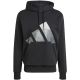 2. Men's adidas Holiday 3S Hoodie Black JM1698