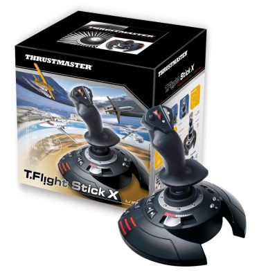 10. Thrustmaster T.Flight Stick X Black, Red, Silver USB Analog Joystick PC, Playstation 3