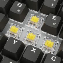 Sharkoon SKILLER SGK50 S3 PBT Gaming Keyboard - Gateron G Pro 3.0 Yellow