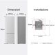 4. LG GBBW322DPY fridge-freezer, silver, 203 cm
