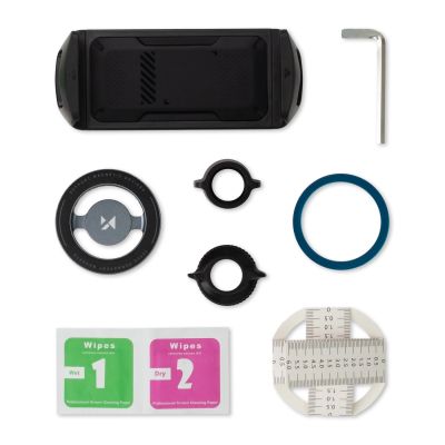 3. Wozinsky WTY0YS1 magnetic holder, 360° rotating, solid, for phone and tablet - gray