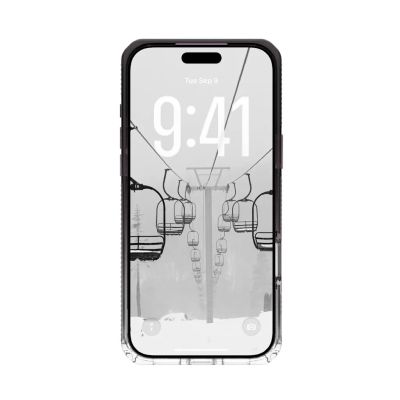 3. Urban Armor Gear Plyo Cell Phone Case 17.5 cm (6.9") Black, Transparent