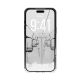 3. Urban Armor Gear Plyo Cell Phone Case 17.5 cm (6.9") Black, Transparent
