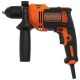 10. Black & Decker BEH710-QS Drill, 2800 RPM, Black, Orange