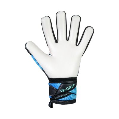 3. Reusch Attrakt RE:Grip NC Junior goalkeeper gloves black and blue 5672535 7272