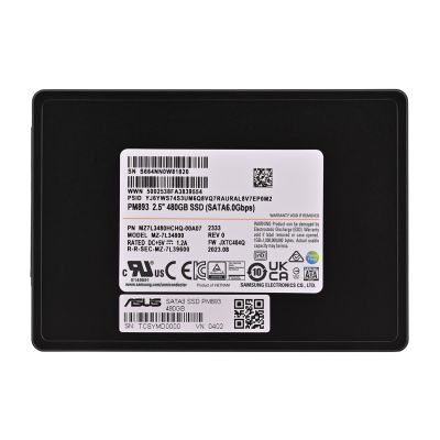 9. Samsung PM893 480GB SATA 2.5" SSD MZ7L3480HCHQ-00A07 (DWPD 1)