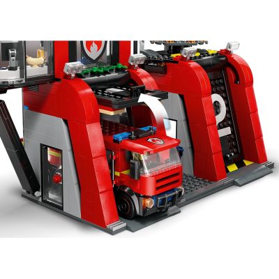 16. LEGO City 60414 Fire Station with Fire Truck